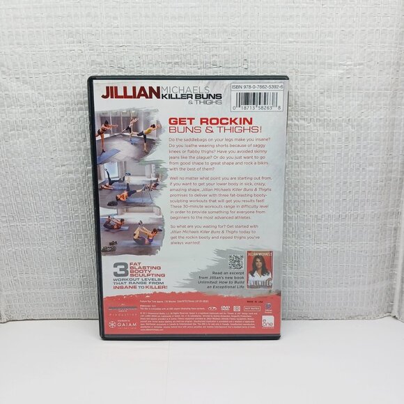 4 different Jillian Michaels workout DVDs. USED and TESTED and WORKS. - Picture 12 of 14